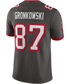 Rob Gronkowski 87 Tampa Bay Buccaneers Alternate Vapor Limited Jersey - Pewter