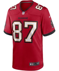 Rob Gronkowski 87 Tampa Bay Buccaneers Game Jersey - Red