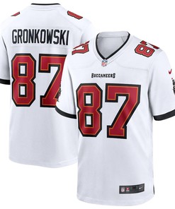 Rob Gronkowski 87 Tampa Bay Buccaneers Game Jersey - White