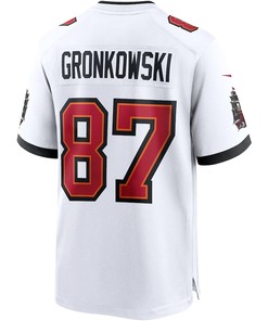 Rob Gronkowski 87 Tampa Bay Buccaneers Game Jersey - White