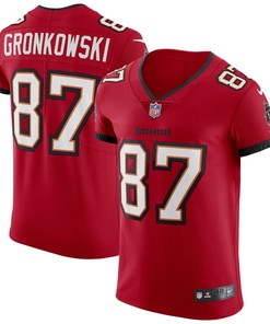 Rob Gronkowski 87 Tampa Bay Buccaneers Vapor Elite Jersey - Red