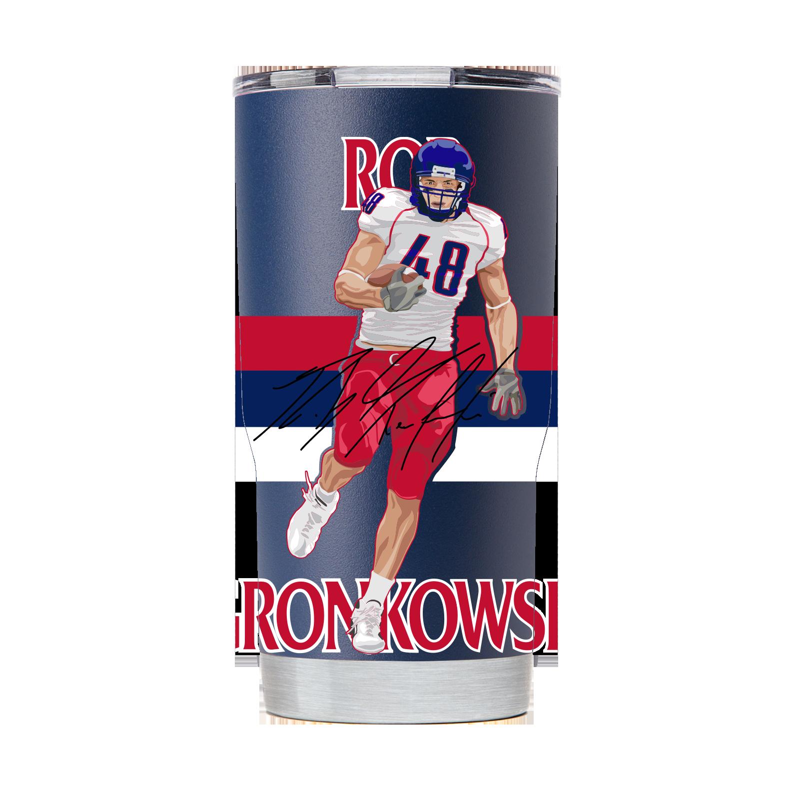 Rob Gronkowski Navy Tumbler - Rob Gronkowski Navy Tumbler - Show Your Patriots Pride