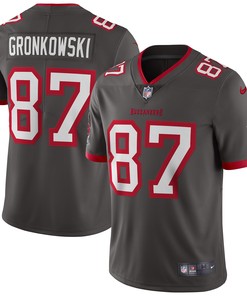 Rob Gronkowski Tampa Bay Buccaneers Alternate Vapor Limited Jersey Pewter Nfl