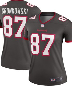 Rob Gronkowski Tampa Bay Buccaneers Womens Alternate Legend Jersey - Pewter Nfl