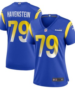 Rob Havenstein Los Angeles Rams Womens Game Jersey - Royal Nfl