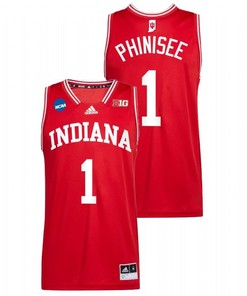 Rob Phinisee 1 Indiana Hoosiers 2022 March Madness Basketball Men Jersey - Red