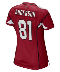 Robbie Anderson 81 Arizona Cardinals Women's Game Player Jersey - Cardinal