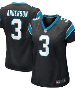 Robby Anderson Carolina Panthers Womens Player Game Jersey - Black Nfl