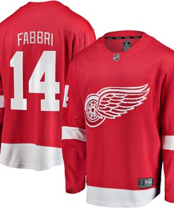 Robby Fabbri Detroit Red Wings Fanatics Branded Home Breakaway Player Jersey - Red Nhl