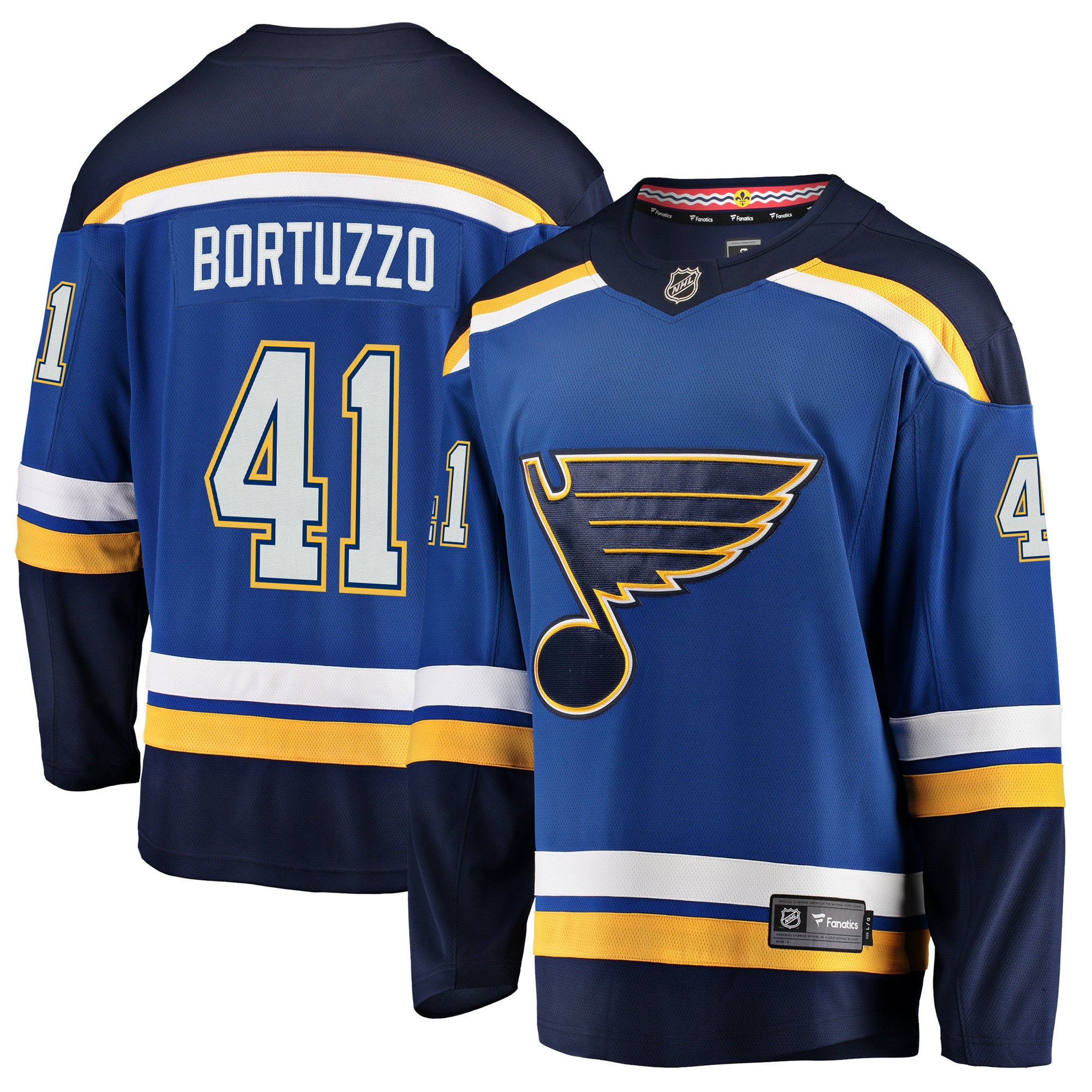 Robert Bortuzzo St. Louis Blues Fanatics Branded Breakaway Player Jersey - Blue Nhl