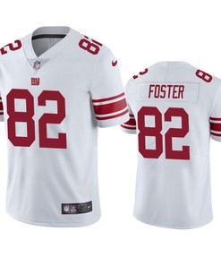 Robert Foster 82 New York Giants White Vapor Limited Jersey