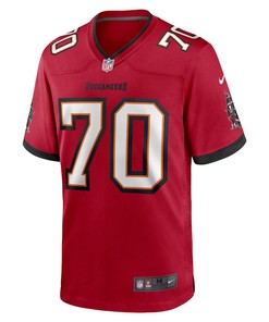 Robert Hainsey 70 Tampa Bay Buccaneers Game Jersey - Red