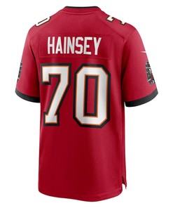 Robert Hainsey 70 Tampa Bay Buccaneers Game Jersey - Red