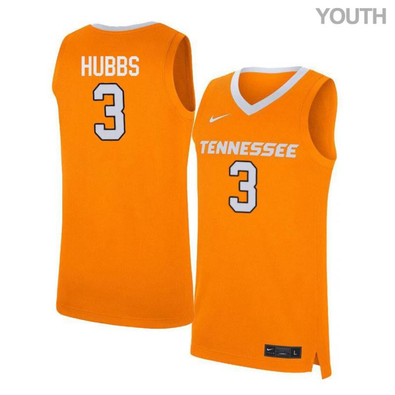 Robert Hubbs 3 Tennessee Volunteers Elite Basketball Youth Jersey - Orange
