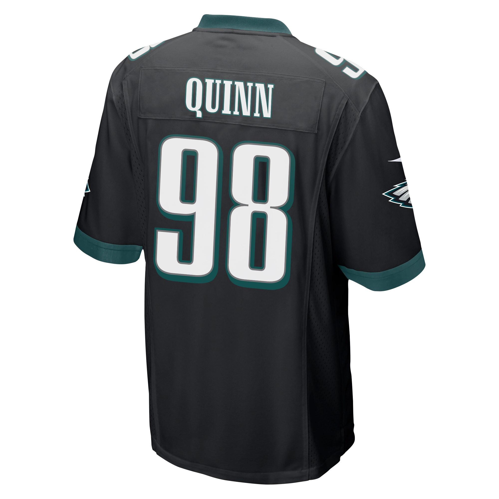 Robert Quinn 98 Philadelphia Eagles Super Bowl LVII Champions Men Game Jersey - Black