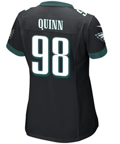 Robert Quinn 98 Philadelphia Eagles Super Bowl LVII Champions Women Game Jersey - Black