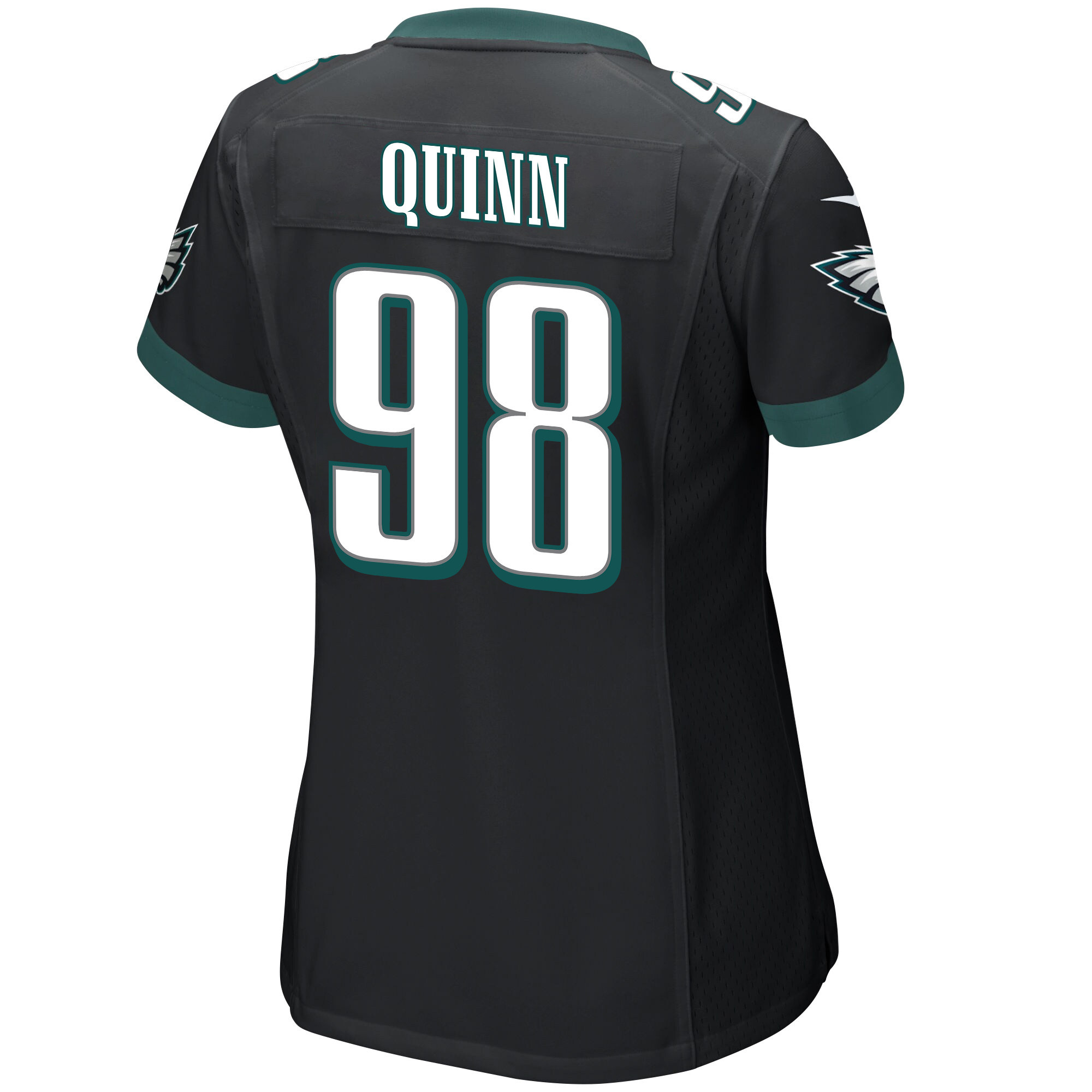 Robert Quinn 98 Philadelphia Eagles Super Bowl LVII Champions Women Game Jersey - Black