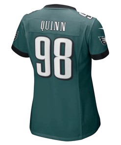 Robert Quinn 98 Philadelphia Eagles Women's Game Player Jersey - Midnight Green