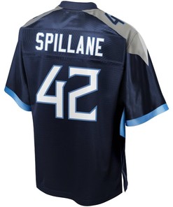 Robert Spillane Tennessee Titans Nfl Pro Line Team Player Jersey - Navy
