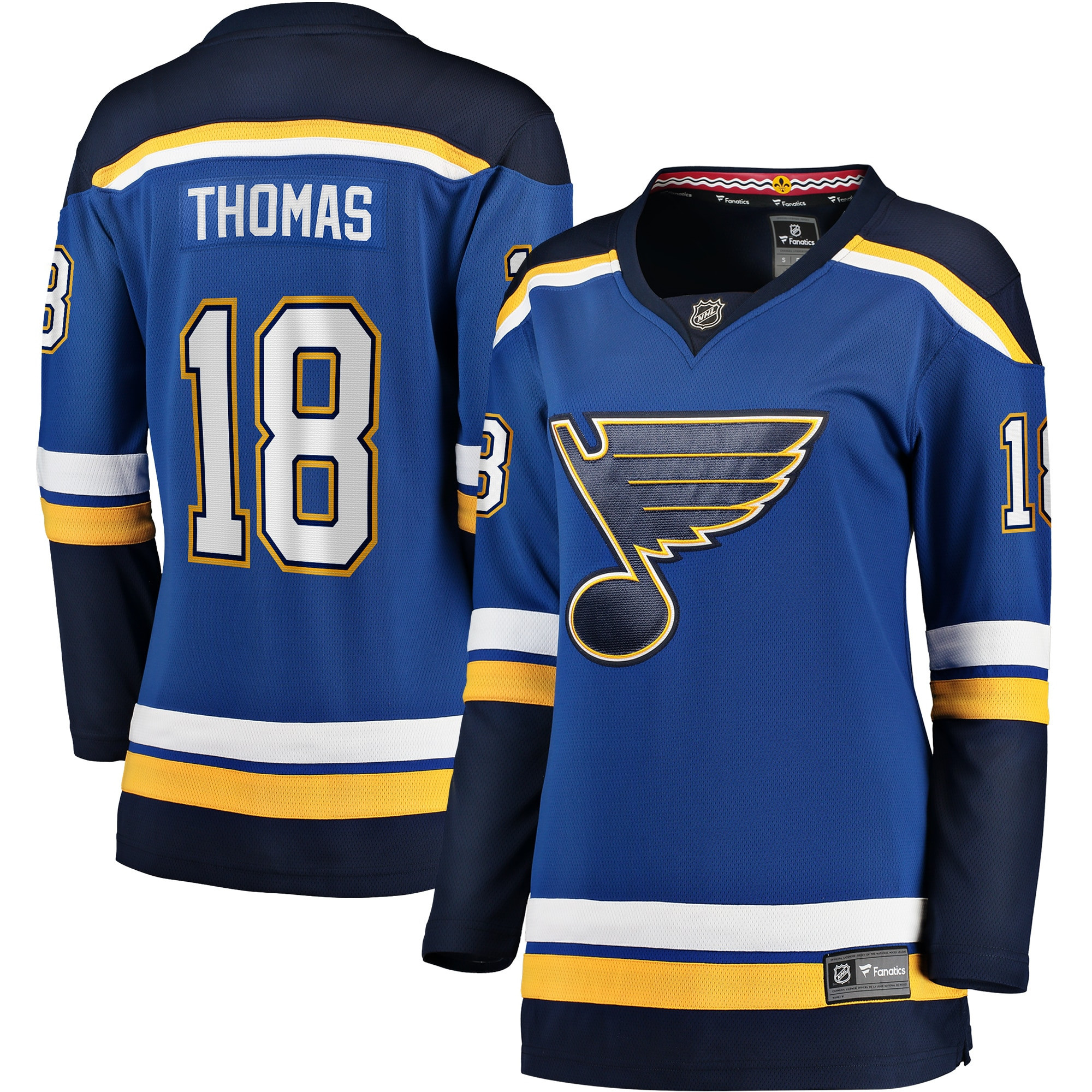 Robert Thomas St. Louis Blues Fanatics Branded Womens Home Breakaway Player Jersey - Blue Nhl