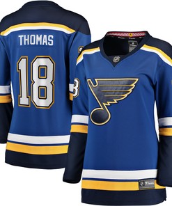 Robert Thomas St. Louis Blues Fanatics Branded Womens Home Breakaway Player Jersey - Blue Nhl