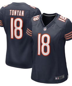 Robert Tonyan 18 Chicago Bears Women's Game Jersey - Navy