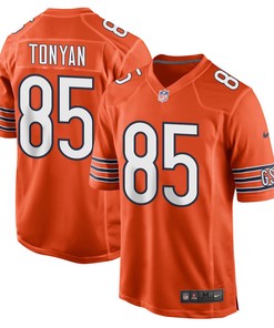 Robert Tonyan 85 Chicago Bears Men Alternate Game Jersey - Orange