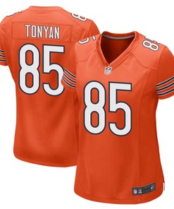 Robert Tonyan 85 Chicago Bears Women Alternate Game Jersey - Orange