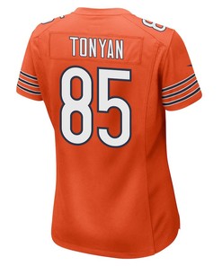 Robert Tonyan 85 Chicago Bears Women Alternate Game Jersey - Orange