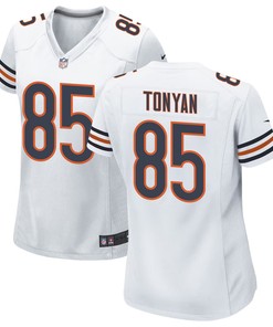 Robert Tonyan 85 Chicago Bears Women Game Jersey - White