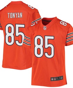 Robert Tonyan 85 Chicago Bears Youth Altenate Game Jersey - Orange
