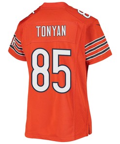 Robert Tonyan 85 Chicago Bears Youth Altenate Game Jersey - Orange