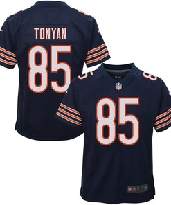 Robert Tonyan 85 Chicago Bears Youth Game Jersey - Navy
