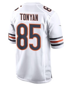 Robert Tonyan 85 Chicago Bears Youth Game Jersey - White