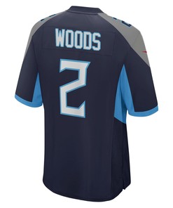 Robert Woods 2 Tennessee Titans Game Men Jersey - Navy Jersey