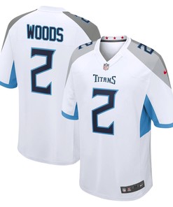 Robert Woods 2 Tennessee Titans Game Men Jersey - White Jersey