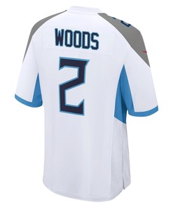 Robert Woods 2 Tennessee Titans Game Men Jersey - White Jersey