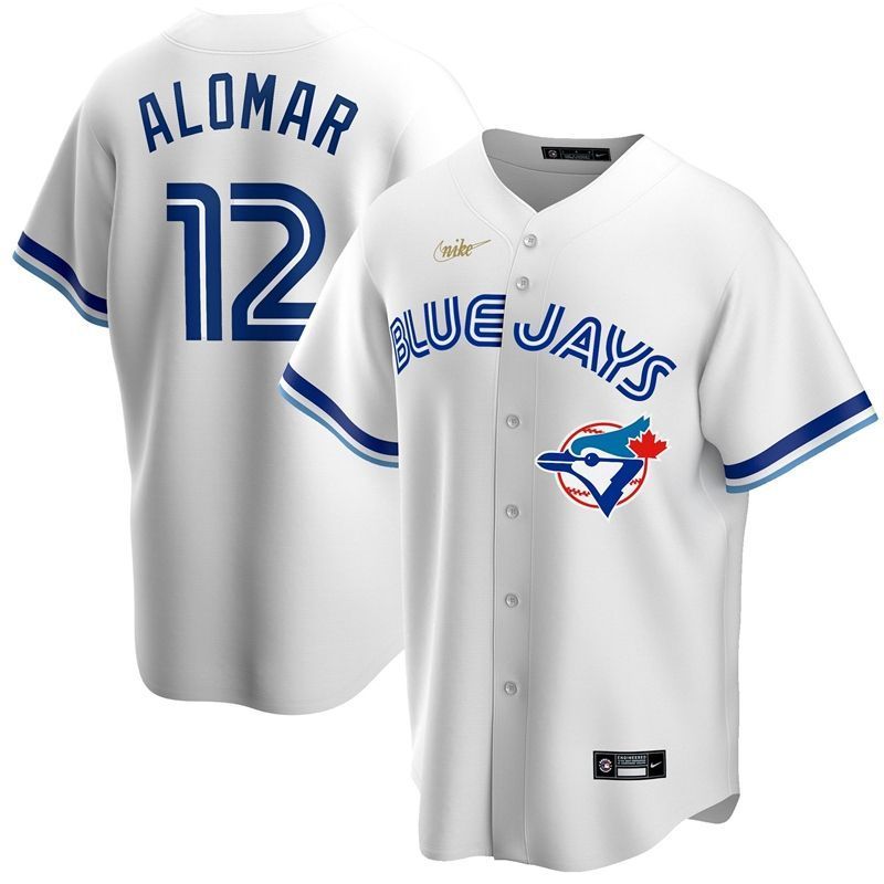Roberto Alomar #12 Toronto Blue Jays 2020 Mlb White Jersey