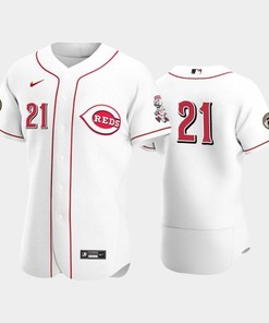 Roberto Clemente Day Reds 21 White Jersey