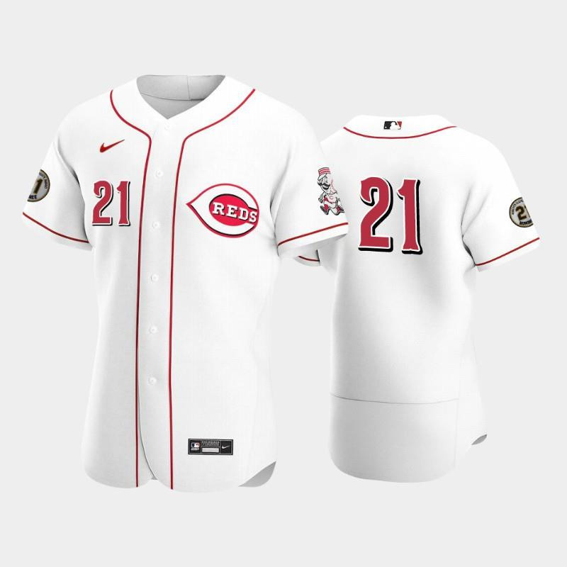 Roberto Clemente Day Reds 21 White Jersey