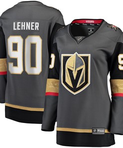 Robin Lehner Vegas Golden Knights Fanatics Branded Womens Breakaway Home Player Jersey - Gray Nhl