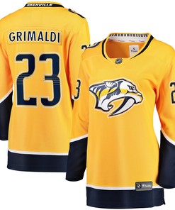 Rocco Grimaldi Nashville Predators Fanatics Branded Womens Home Breakaway Player Jersey - Gold Nhl