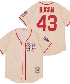 Rockford Peaches Jimmy Dugan #43 2020 Mlb White Jersey