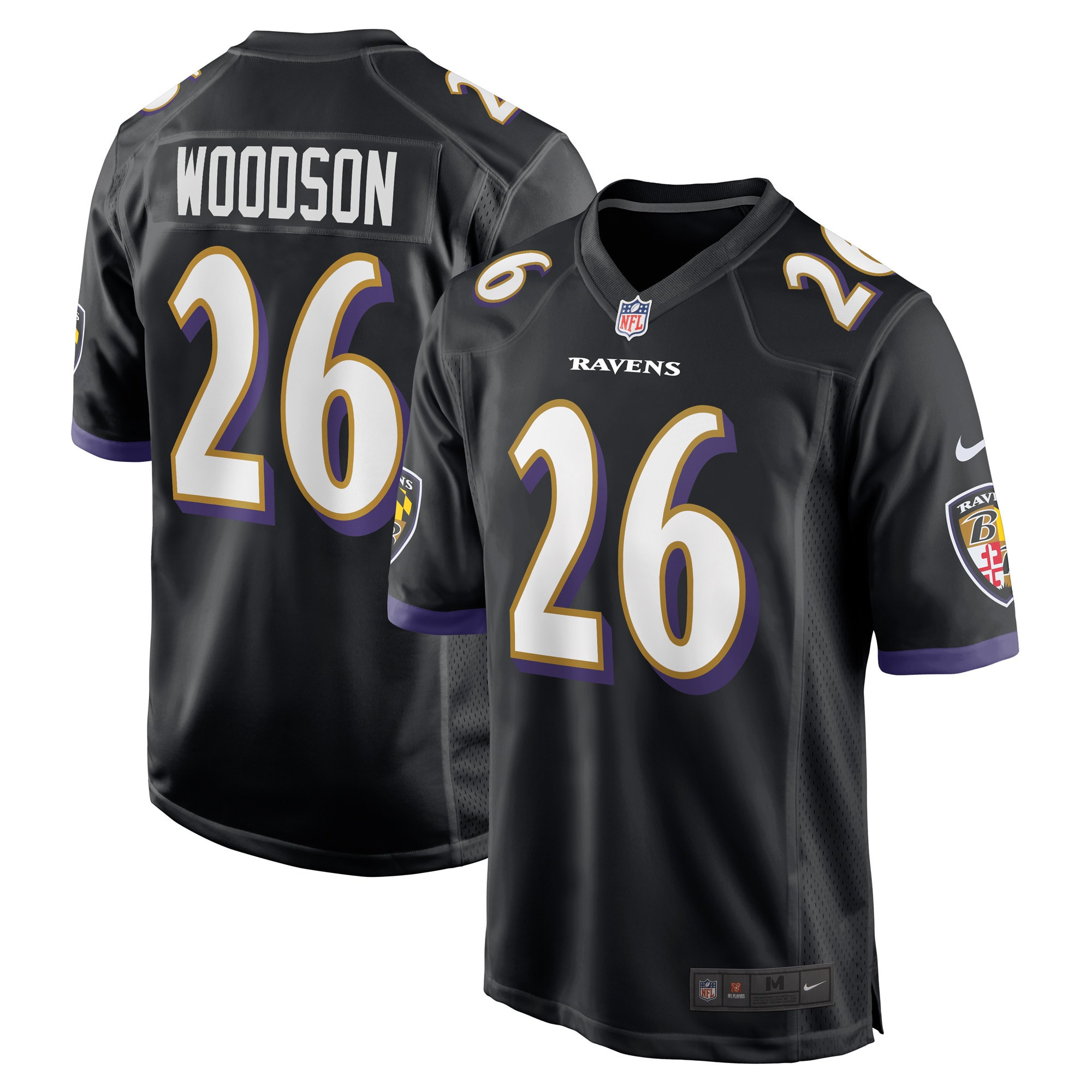 Rod Woodson Baltimore Ravens Retired Player Jersey - Black Nfl