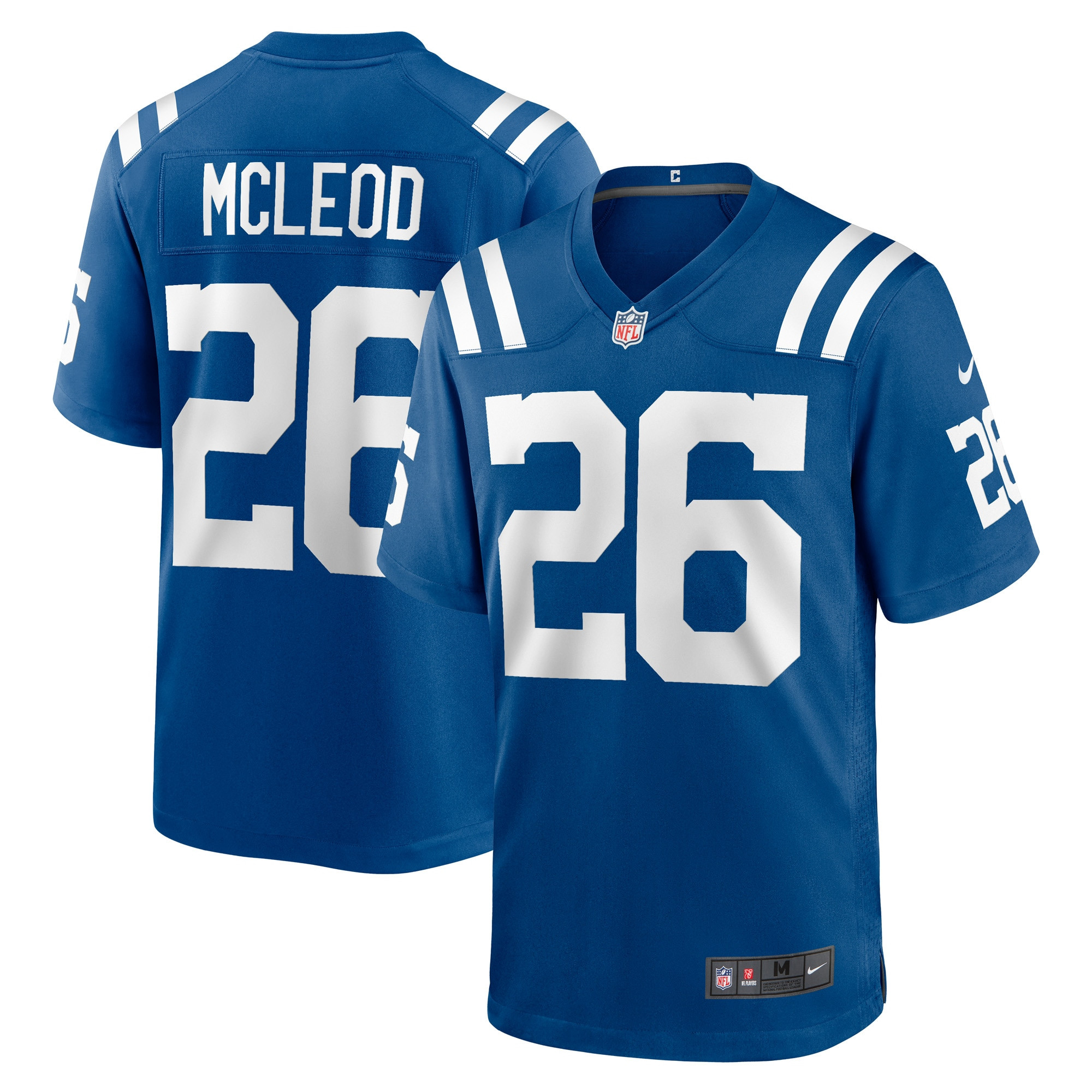 Rodney Mcleod Indianapolis Colts Player Game Jersey - Royal Nfl