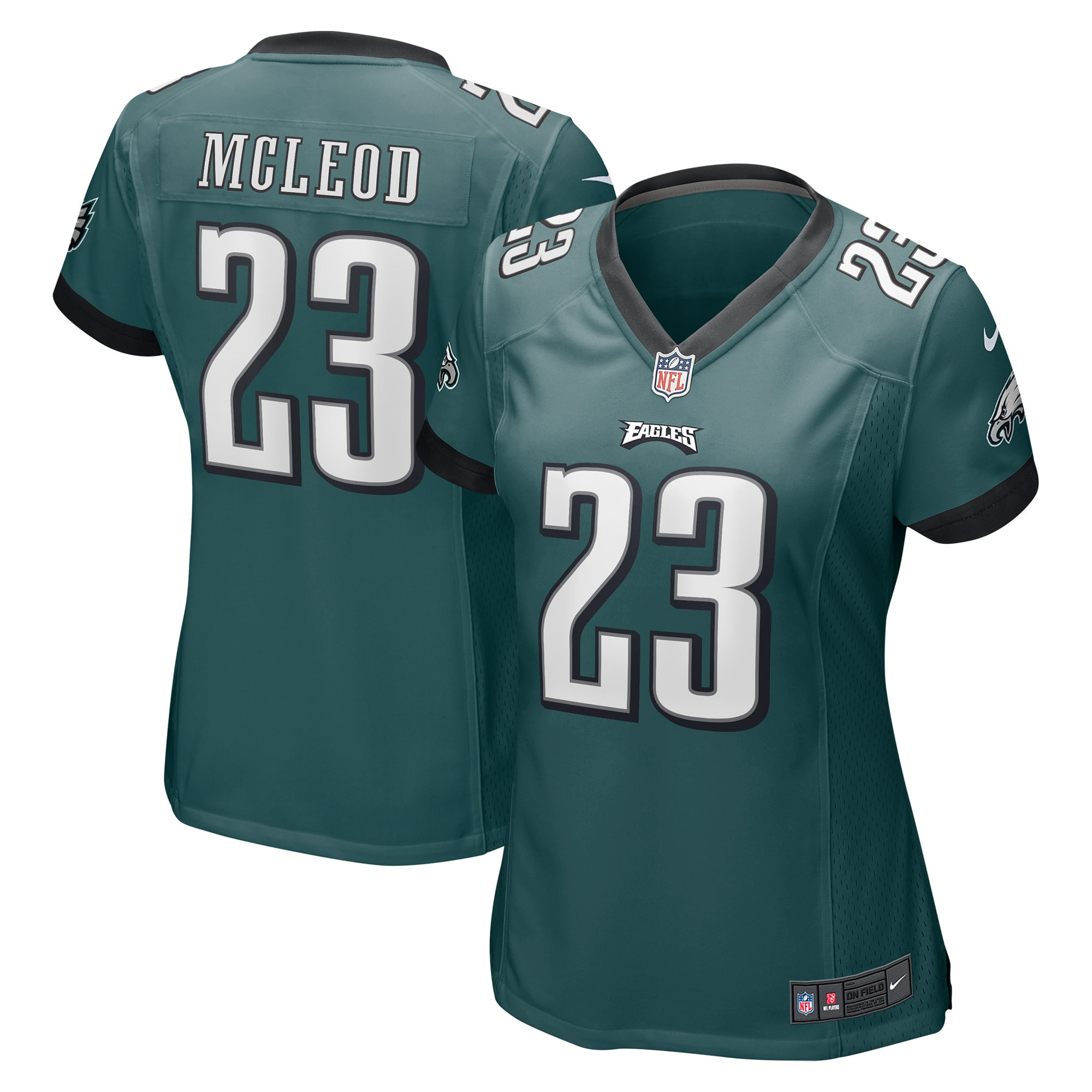 Rodney Mcleod Philadelphia Eagles Womens Game Jersey - Midnight Green Nfl