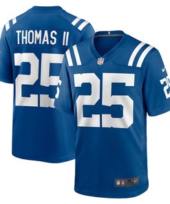 Rodney Thomas II 25 Indianapolis Colts Game Player Jersey - Royal