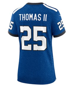 Rodney Thomas II 25 Indianapolis Colts Indiana Nights Alternate Game Women Jersey - Royal