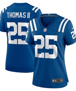 Rodney Thomas II 25 Indianapolis Colts Women's Game Player Jersey - Royal