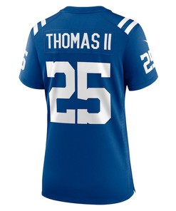 Rodney Thomas II 25 Indianapolis Colts Women's Game Player Jersey - Royal